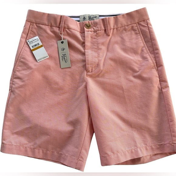 Original Penguin Other - NWT Original Penguin Bermuda Shorts Hombre Russet Orange Slim Fit 29